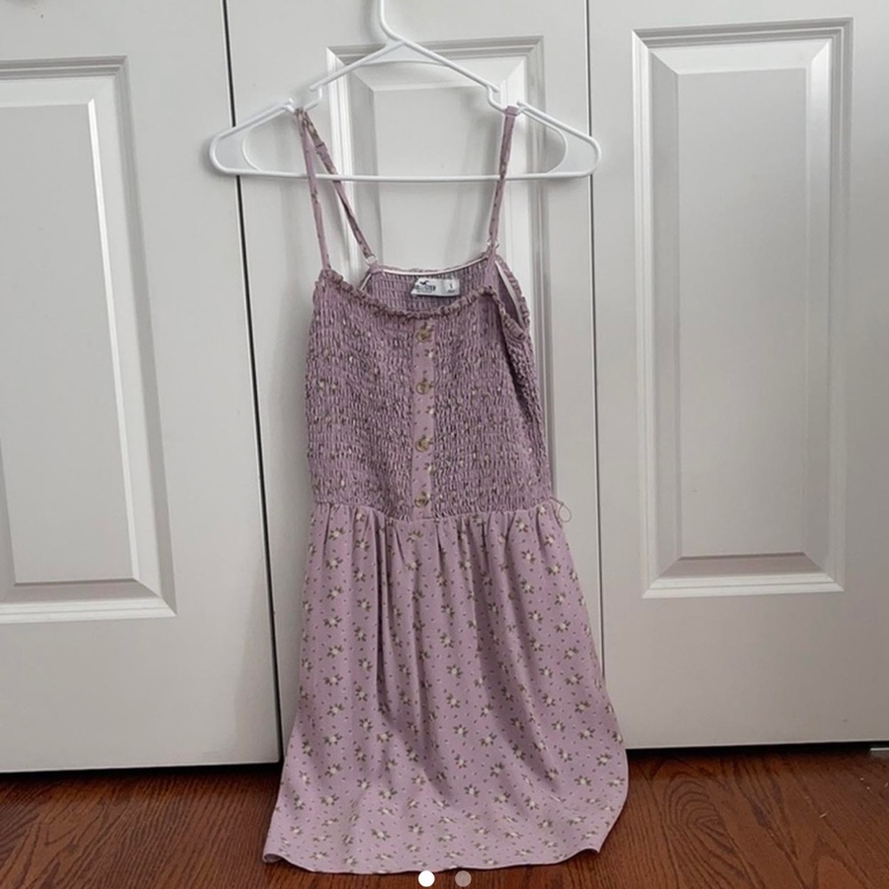 Hollister purple floral dress